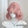 pink short sex doll wig pink short sex doll wig