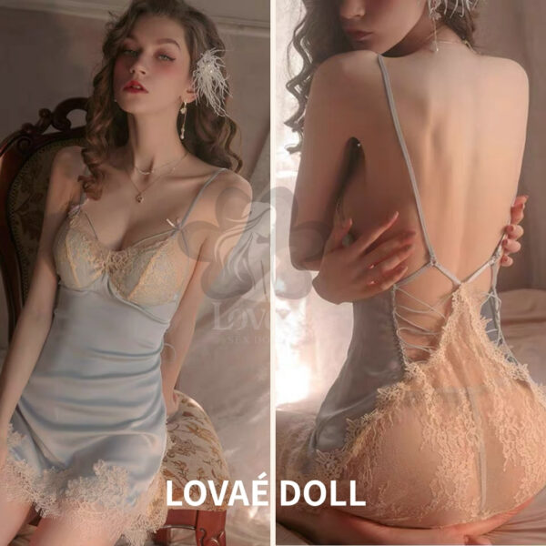 sex doll clothes Light Blue Mesh Lingerie Light Blue Mesh Lingerie