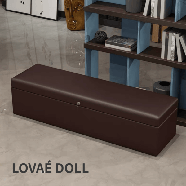 IMG_4522 Dark Brown Doll Storage Sofa