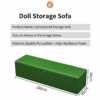Green Doll Storage Sofa